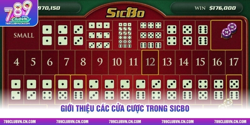 Giới thiệu các cửa cược trong Sicbo